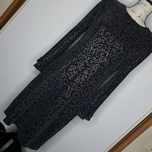 MSK size medium leopard print cocktail dress